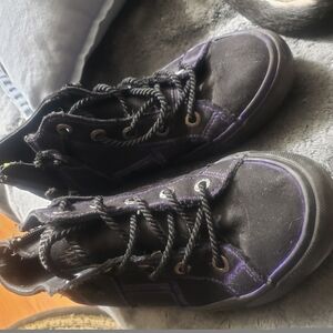 Blowfish Black and Purple Sneakers Stylish and Versatile
